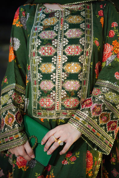 Sadabahar luxury 3 pcs fancy dress