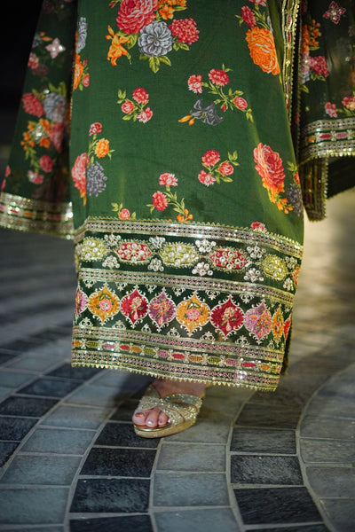 Sadabahar luxury 3 pcs fancy dress